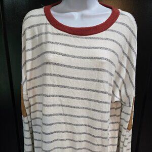 Betsey's Boutique Shop Striped Top Sz L